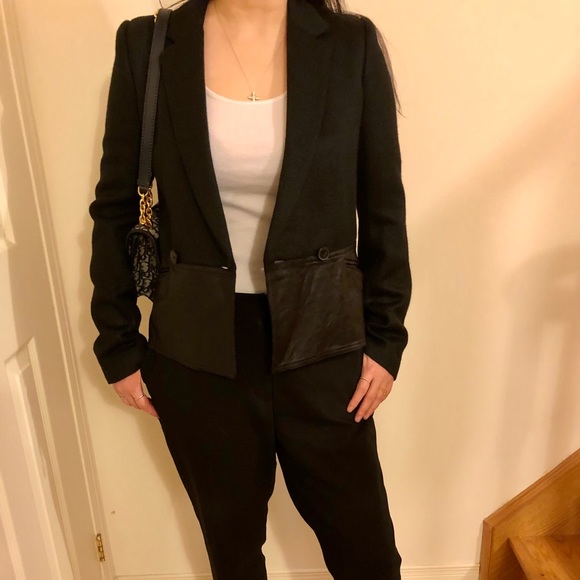 Auth New ALEXANDER WANG Lambskin Double-Breasted Blazer - Picture 10 of 10